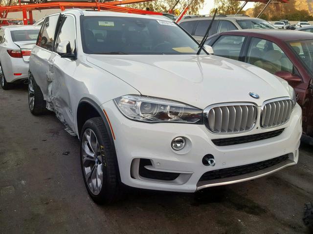 5UXKT0C36H0S80913 - 2017 BMW X5 XDR40E WHITE photo 1