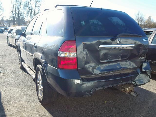 2HNYD18693H514011 - 2003 ACURA MDX TOURIN BLACK photo 3