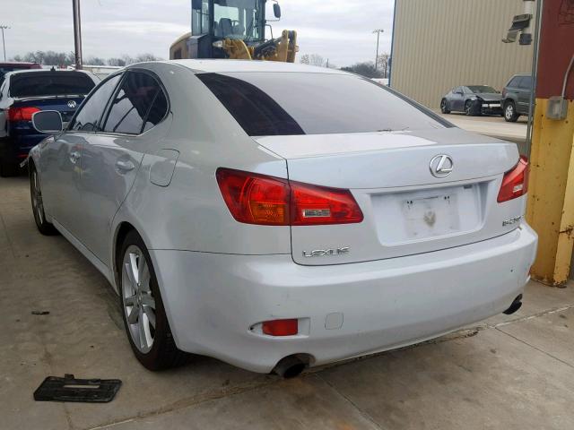 JTHBK262365009888 - 2006 LEXUS IS 250 GRAY photo 3