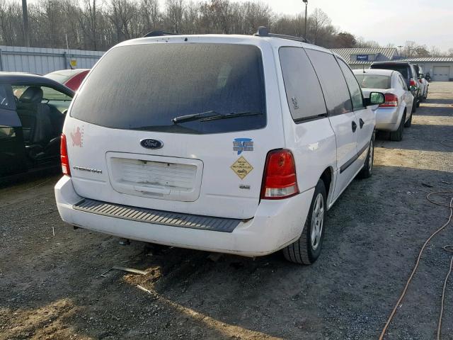 2FMZA51636BA42279 - 2006 FORD FREESTAR S WHITE photo 4