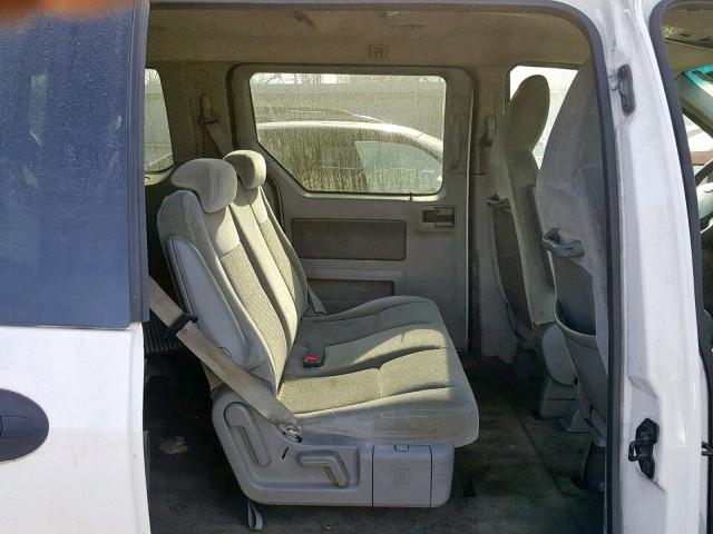 2FMZA51636BA42279 - 2006 FORD FREESTAR S WHITE photo 6