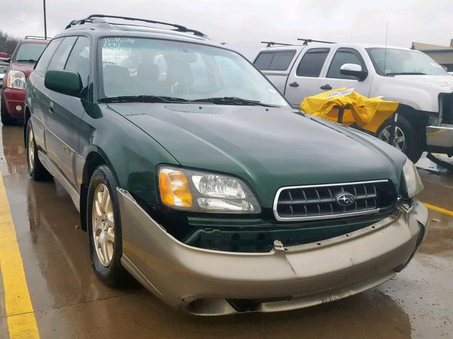 4S3BH686837639302 - 2003 SUBARU LEGACY OUT GREEN photo 1