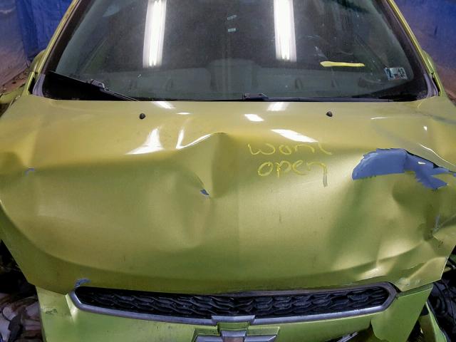 KL8CD6S92DC504577 - 2013 CHEVROLET SPARK 1LT GREEN photo 7