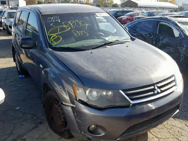 JA4MS31X17U004967 - 2007 MITSUBISHI OUTLANDER GRAY photo 1