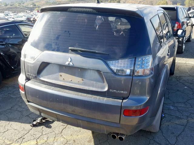 JA4MS31X17U004967 - 2007 MITSUBISHI OUTLANDER GRAY photo 4