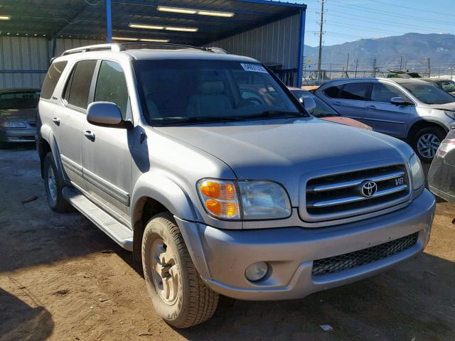 5TDBT48A01S057303 - 2001 TOYOTA SEQUOIA LI SILVER photo 1