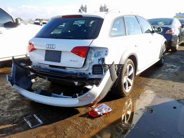 WA19FAFL0DA146065 - 2013 AUDI A4 ALLROAD WHITE photo 4