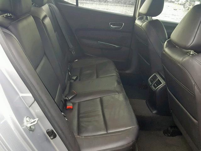 19UUB1F55JA003137 - 2018 ACURA TLX TECH SILVER photo 6