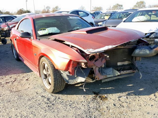 1FAFP42X31F151619 - 2001 FORD MUSTANG GT RED photo 1