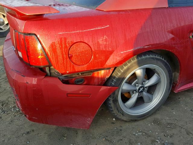 1FAFP42X31F151619 - 2001 FORD MUSTANG GT RED photo 9