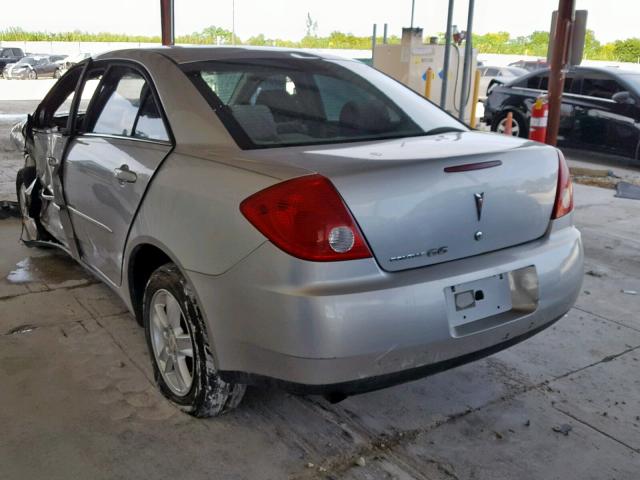 1G2ZF58B774104176 - 2007 PONTIAC G6 VALUE L SILVER photo 3