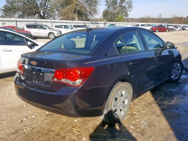 1G1PA5SH0E7192085 - 2014 CHEVROLET CRUZE LS BLACK photo 4