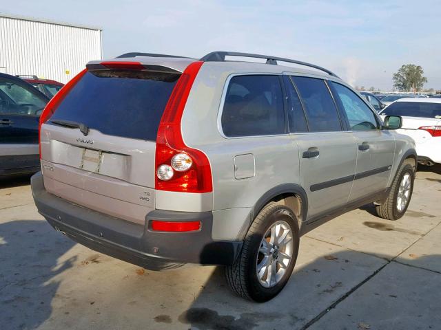 YV1CZ911851137147 - 2005 VOLVO XC90 T6 SILVER photo 4