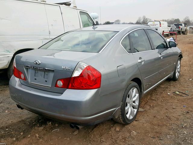 JNKAY01F76M255647 - 2006 INFINITI M35 BASE GRAY photo 4