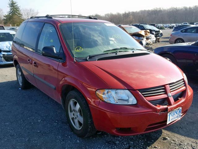 1D4GP45R96B571933 - 2006 DODGE CARAVAN SX RED photo 1