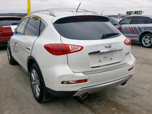 JN1BJ0RP4GM235237 - 2016 INFINITI QX50 WHITE photo 3