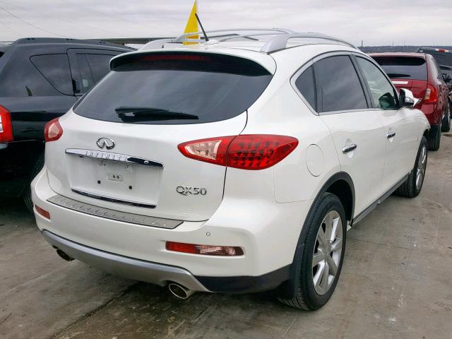 JN1BJ0RP4GM235237 - 2016 INFINITI QX50 WHITE photo 4