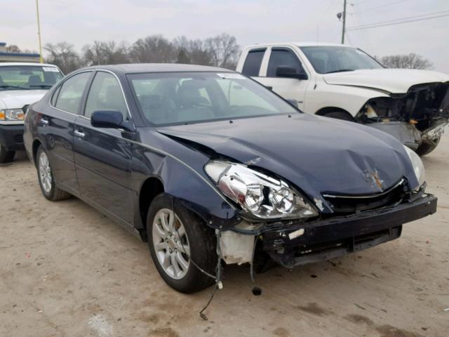 JTHBA30G745041673 - 2004 LEXUS ES 330 BLUE photo 1