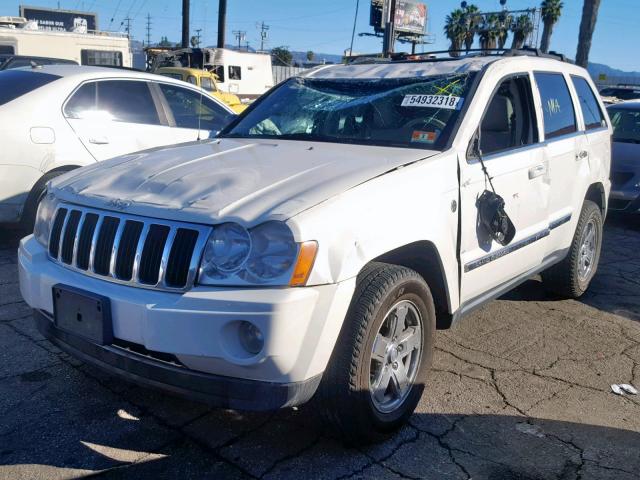 1J8HR58N87C590035 - 2007 JEEP GRAND CHER WHITE photo 2