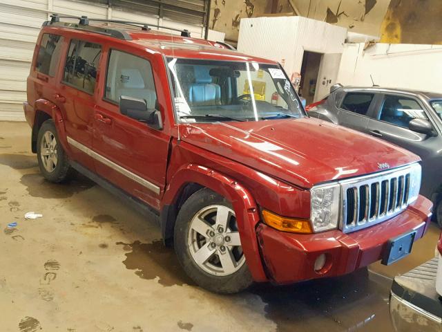 1J8HG58N16C193786 - 2006 JEEP COMMANDER MAROON photo 1