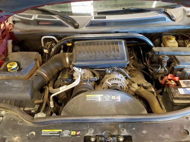 1J8HG58N16C193786 - 2006 JEEP COMMANDER MAROON photo 7