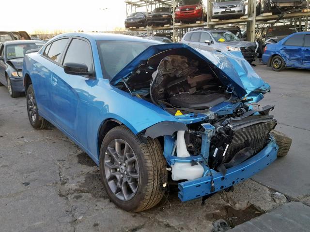 2C3CDXJG3JH291682 - 2018 DODGE CHARGER GT BLUE photo 1