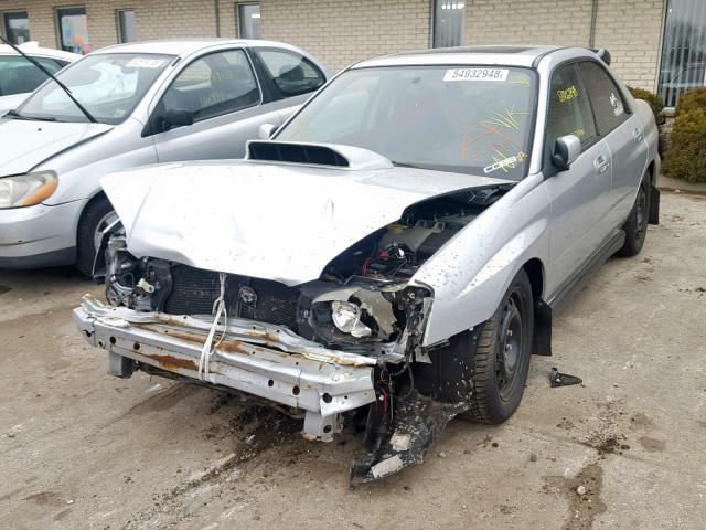 JF1GD29664G503363 - 2004 SUBARU IMPREZA WR SILVER photo 2