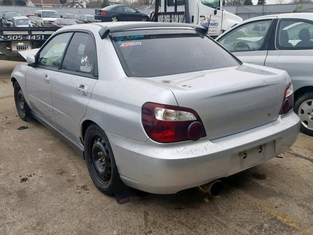 JF1GD29664G503363 - 2004 SUBARU IMPREZA WR SILVER photo 3