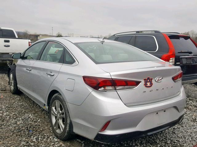 5NPE34AFXJH672515 - 2018 HYUNDAI SONATA SPO GRAY photo 3