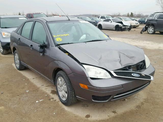 1FAFP34N97W258429 - 2007 FORD FOCUS ZX4 GRAY photo 1