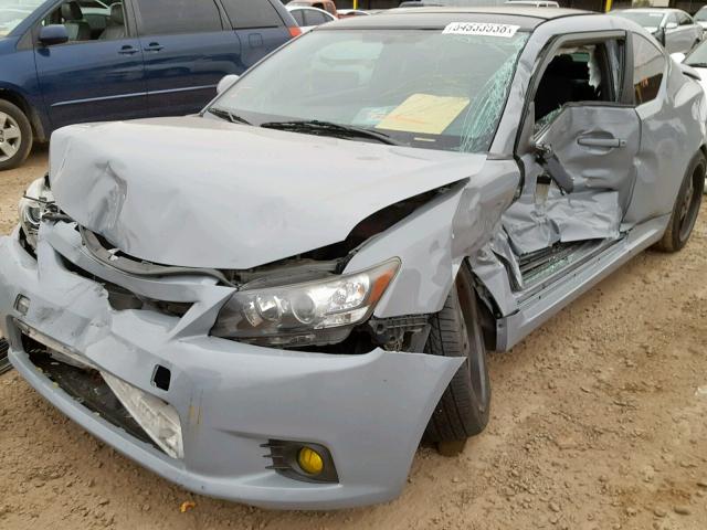JTKJF5C73C3040688 - 2012 TOYOTA SCION TC 灰色 照片 10