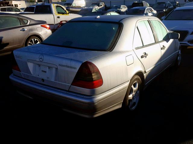 WDBHA24G6YA863439 - 2000 MERCEDES-BENZ C 230 SILVER photo 4