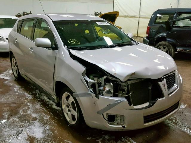 5Y2SL67829Z421435 - 2009 PONTIAC VIBE SILVER photo 1