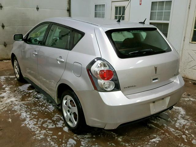 5Y2SL67829Z421435 - 2009 PONTIAC VIBE SILVER photo 3