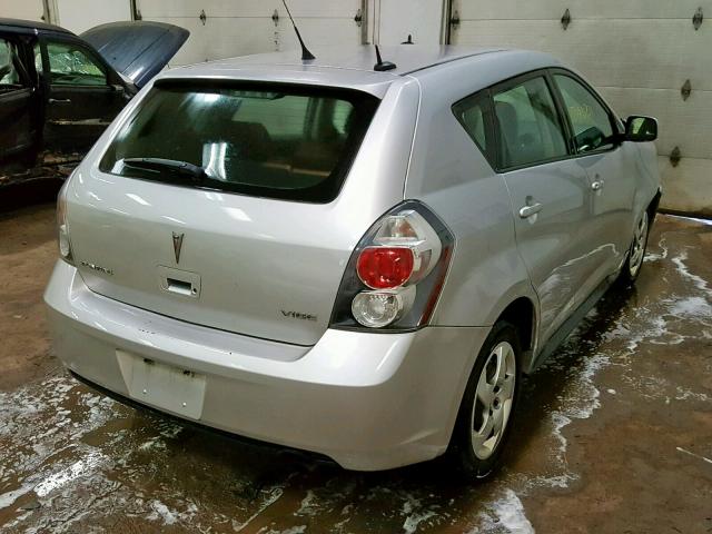 5Y2SL67829Z421435 - 2009 PONTIAC VIBE SILVER photo 4