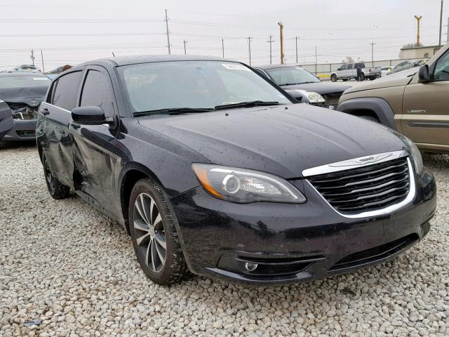 1C3CCBBG4DN770838 - 2013 CHRYSLER 200 TOURIN BLACK photo 1