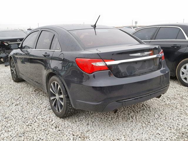 1C3CCBBG4DN770838 - 2013 CHRYSLER 200 TOURIN BLACK photo 3