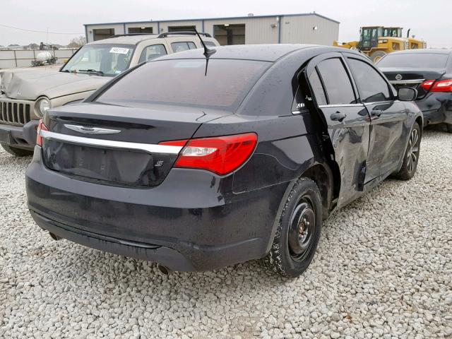 1C3CCBBG4DN770838 - 2013 CHRYSLER 200 TOURIN BLACK photo 4