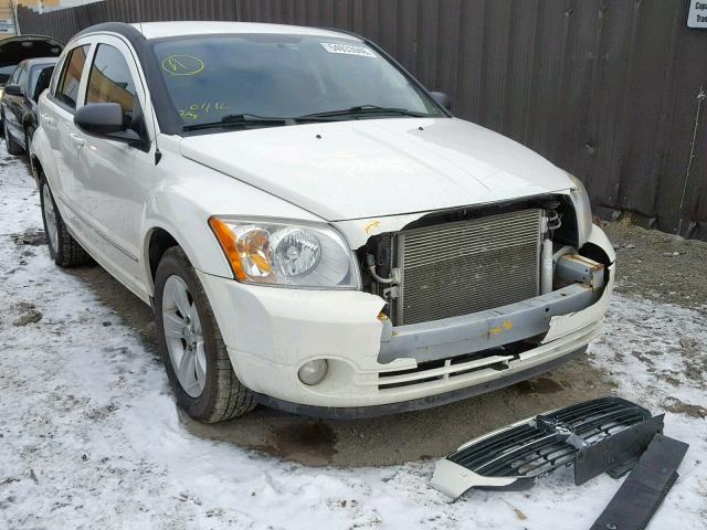 1B3CB4HA3AD542944 - 2010 DODGE CALIBER SX WHITE photo 1