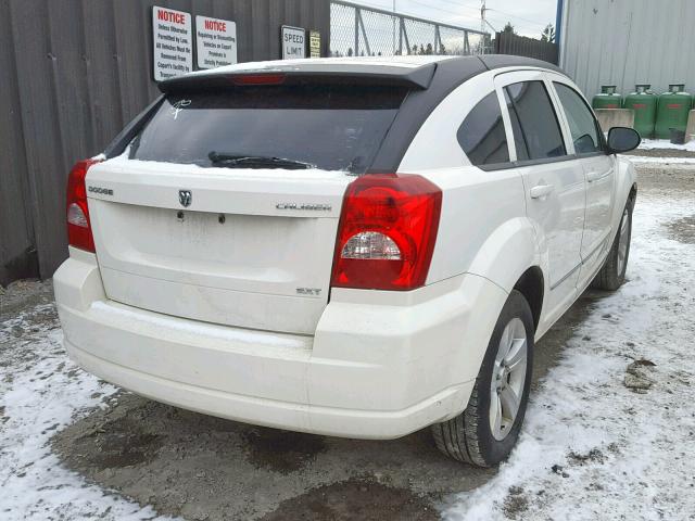 1B3CB4HA3AD542944 - 2010 DODGE CALIBER SX WHITE photo 4