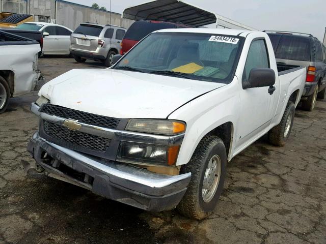 1GCCS148568187596 - 2006 CHEVROLET COLORADO WHITE photo 2