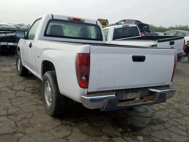 1GCCS148568187596 - 2006 CHEVROLET COLORADO WHITE photo 3