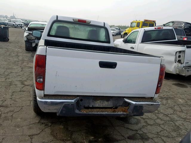 1GCCS148568187596 - 2006 CHEVROLET COLORADO WHITE photo 6