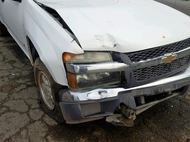 1GCCS148568187596 - 2006 CHEVROLET COLORADO WHITE photo 9