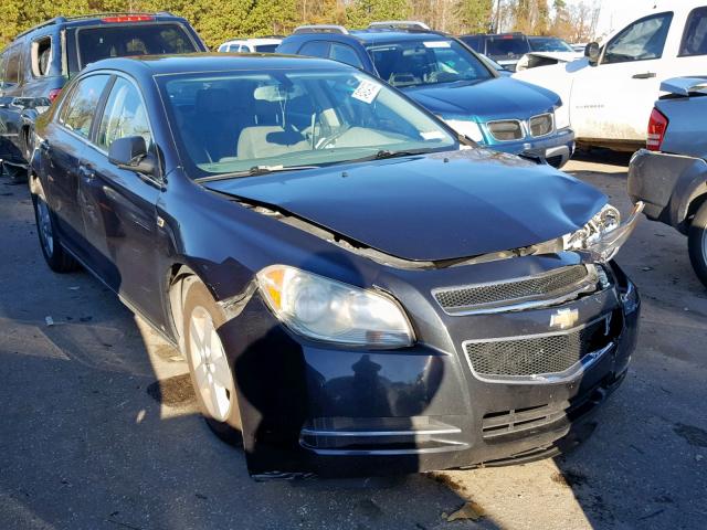 1G1ZG57B18F176077 - 2008 CHEVROLET MALIBU LS BLACK photo 1