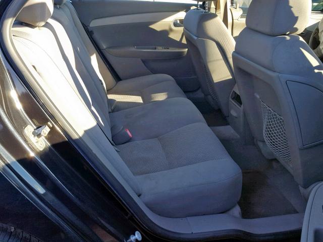 1G1ZG57B18F176077 - 2008 CHEVROLET MALIBU LS BLACK photo 6