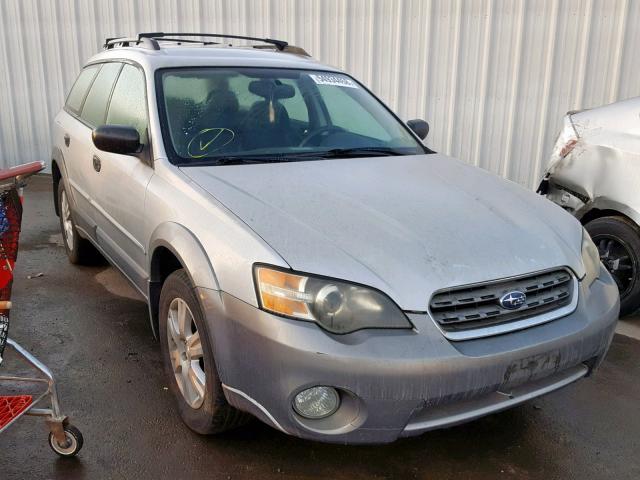 4S4BP61C257335481 - 2005 SUBARU LEGACY OUT SILVER photo 1