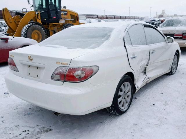 JTHBF30G930108349 - 2003 LEXUS ES 300 WHITE photo 4