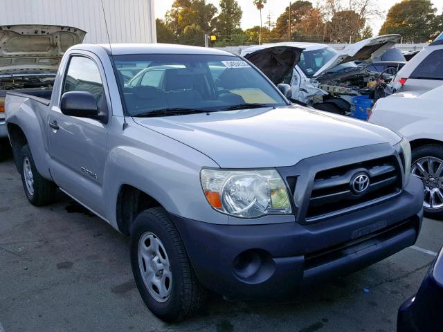 5TENX22N78Z583278 - 2008 TOYOTA TACOMA SILVER photo 1