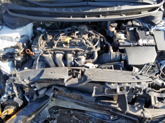 KNAFX4A8XE5049926 - 2014 KIA FORTE EX SILVER photo 7